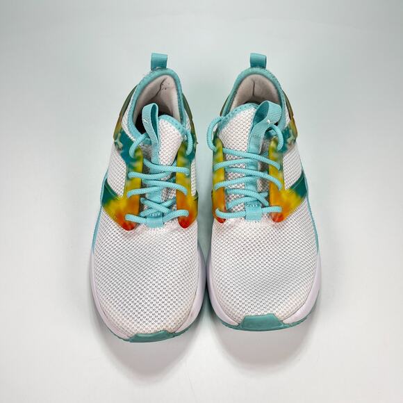 Puma Pacer Next Excel Light Blue Teal Running Shoes Tie Dye 37534501 Youth Sz 5C - Picture 3 of 10